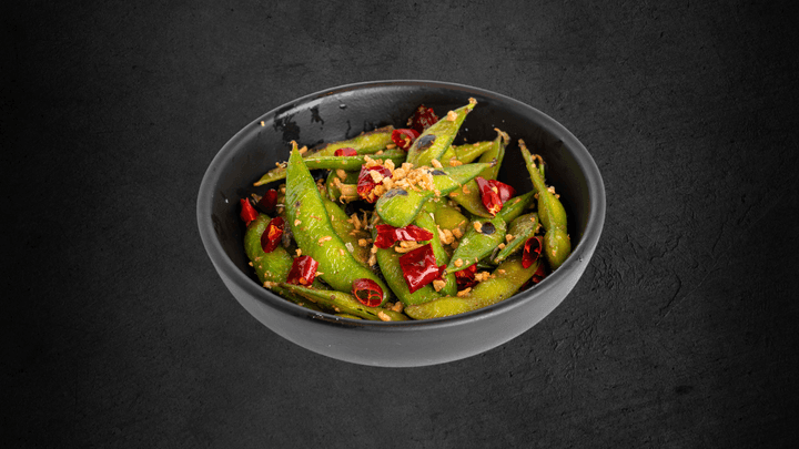 Chili Garlic Edamame